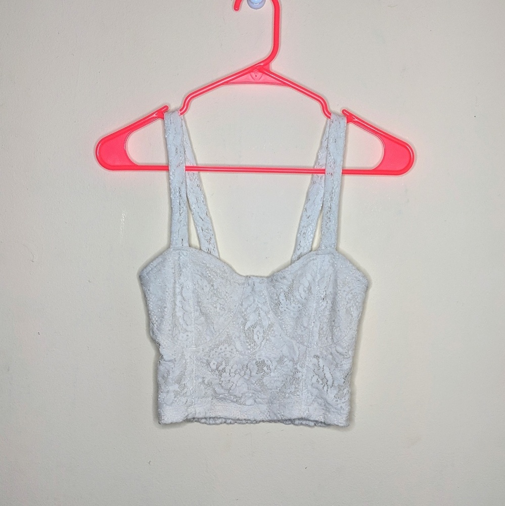 Lace crop top